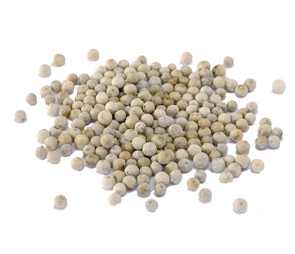 Poivre blanc blanc naturel de Madagascar en bocal 50g